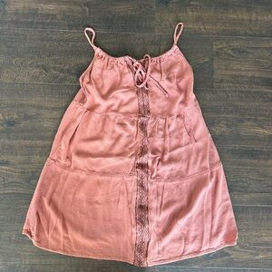 Socialite Dusty Rose Camisole with Lace Detail